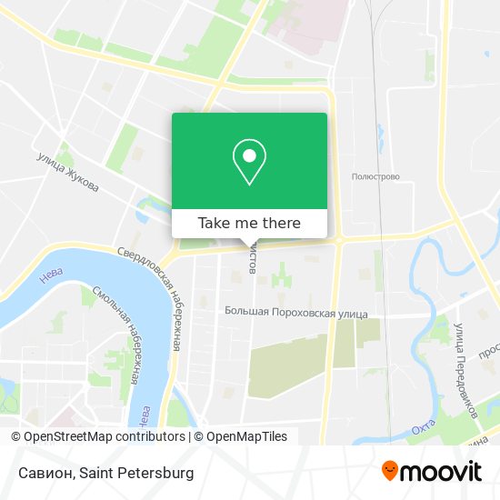 Савион map