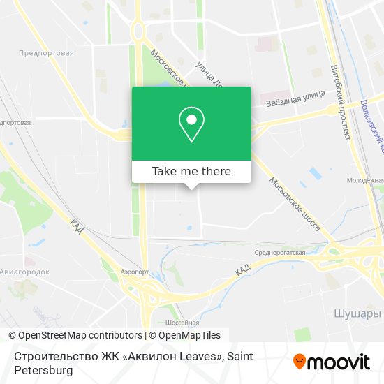 Строительство ЖК «Аквилон Leaves» map