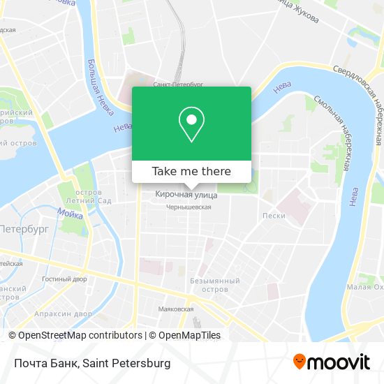 Почта Банк map