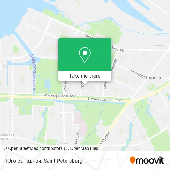 Юго-Западная map