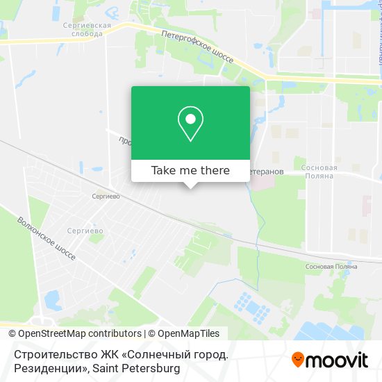 Строительство ЖК «Солнечный город. Резиденции» map