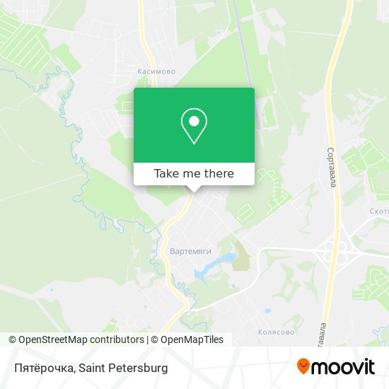 Пятёрочка map