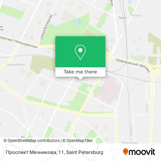 Проспект Мечникова, 11 map