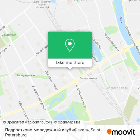 Подростково-молодежный клуб «Факел» map
