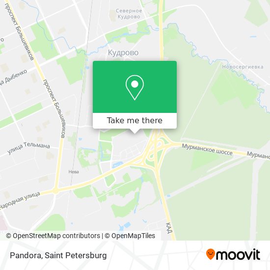 Pandora map