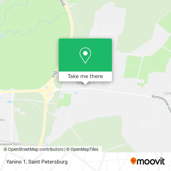 Yanino 1 map