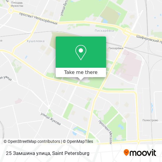 25 Замшина улица map