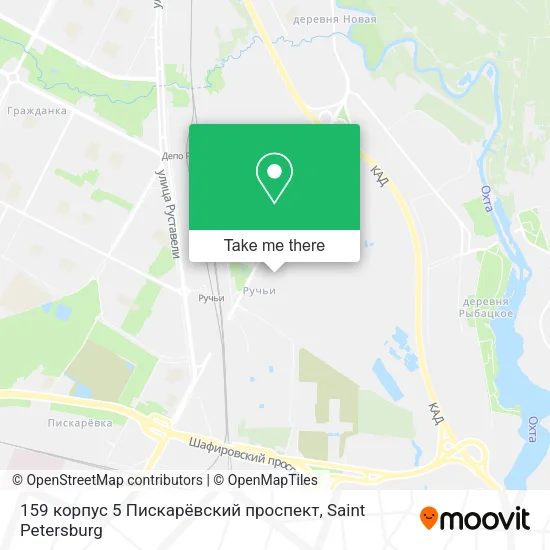 159 корпус 5 Пискарёвский проспект map