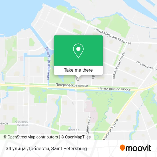 34 улица Доблести map