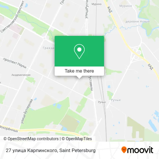 27 улица Карпинского map