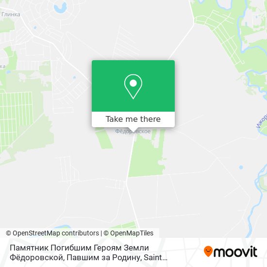 Памятник Погибшим Героям Земли Фёдоровской, Павшим за Родину map