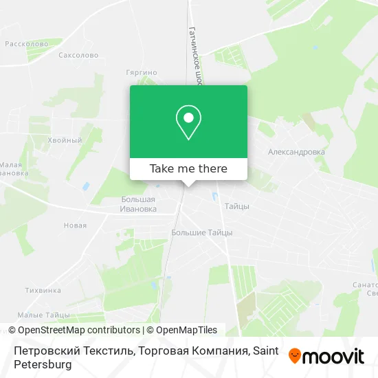 Петровский Текстиль, Торговая Компания map