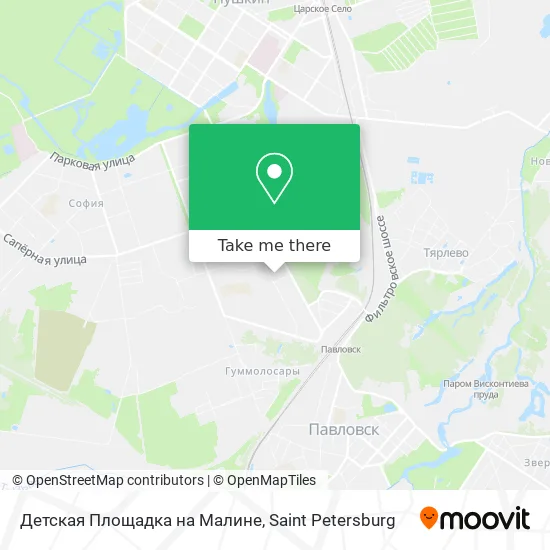 Детская Площадка на Малине map
