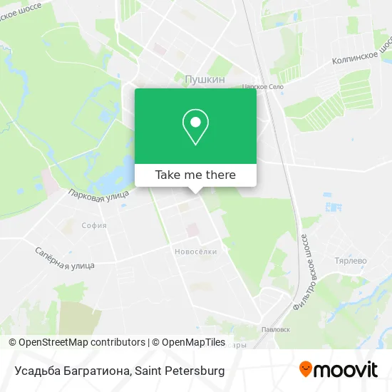 Усадьба Багратиона map