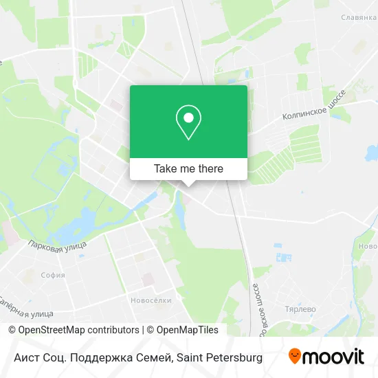 Аист Соц. Поддержка Семей map