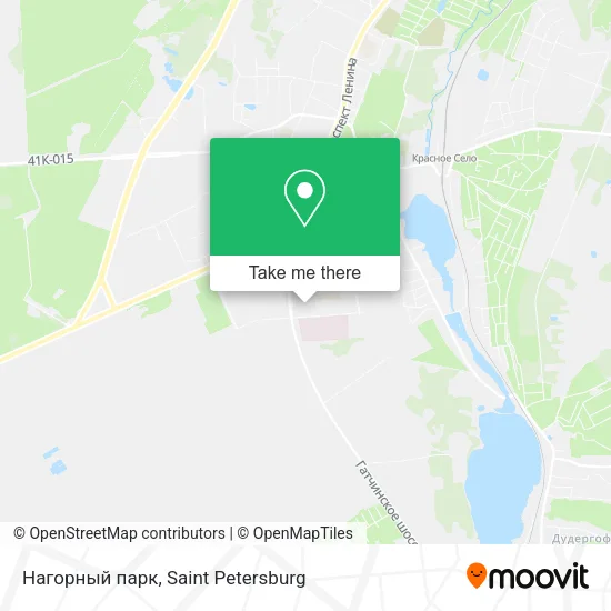 Нагорный парк map