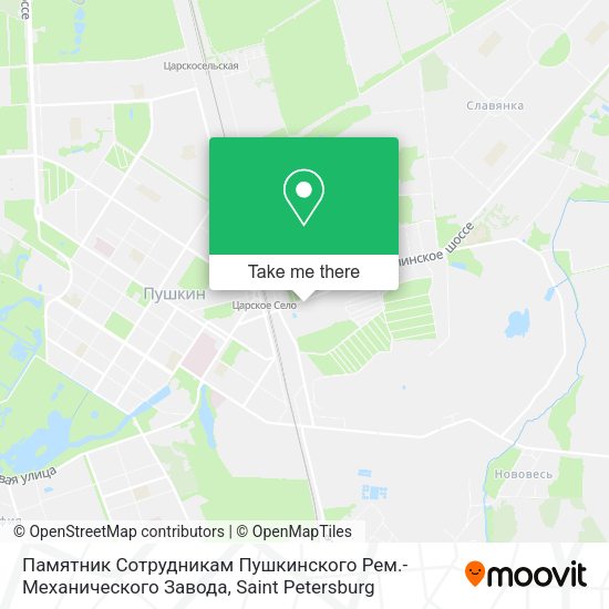Памятник Сотрудникам Пушкинского Рем.-Механического Завода map