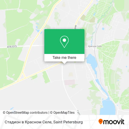Стадион в Красном Селе map