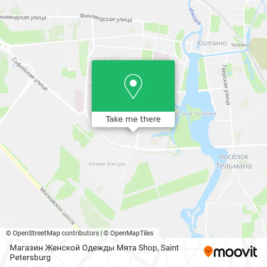 Магазин Женской Одежды Мята Shop map