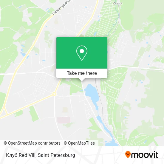 Клуб Red Vill map