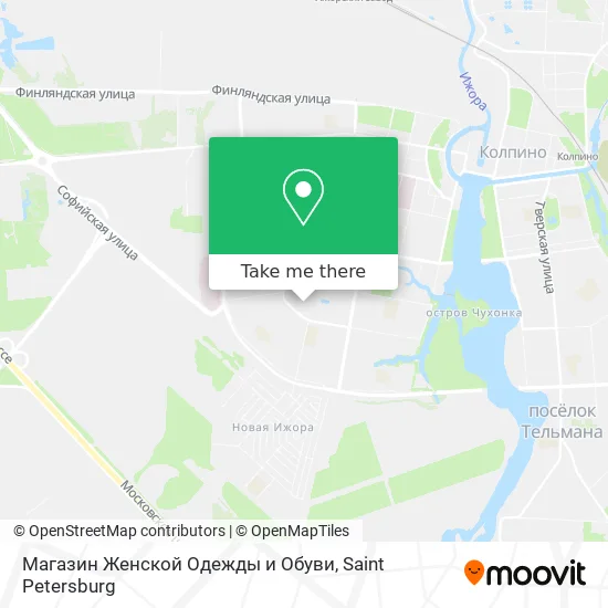 Магазин Женской Одежды и Обуви map