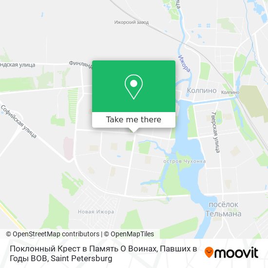 Поклонный Крест в Память О Воинах, Павших в Годы ВОВ map