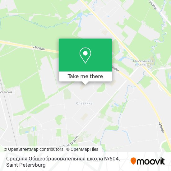 Средняя Общеобразовательная школа №604 map
