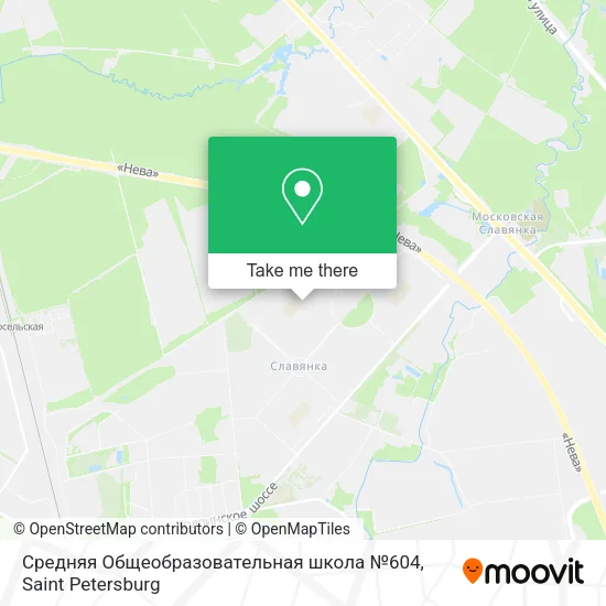 Средняя Общеобразовательная школа №604 map