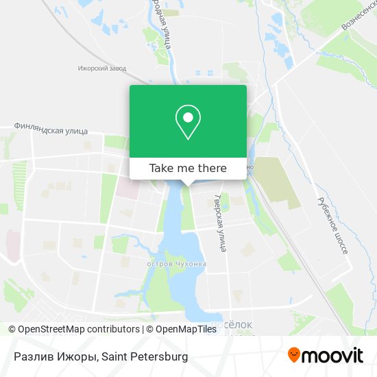 Разлив Ижоры map