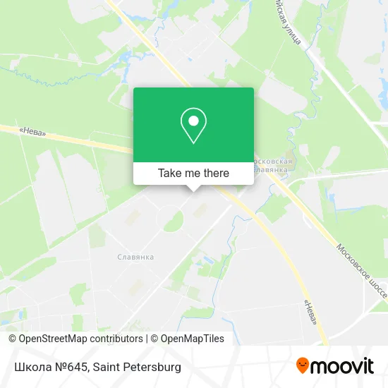 Школа №645 map