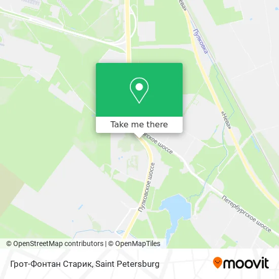 Грот-Фонтан Старик map