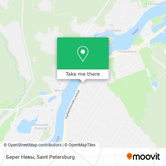 Берег Невы map