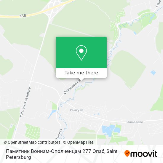 Памятник Воинам-Ополченцам 277 Опаб map