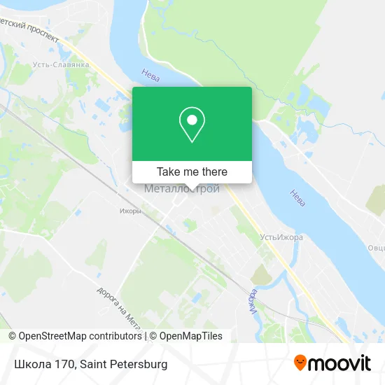 Школа 170 map