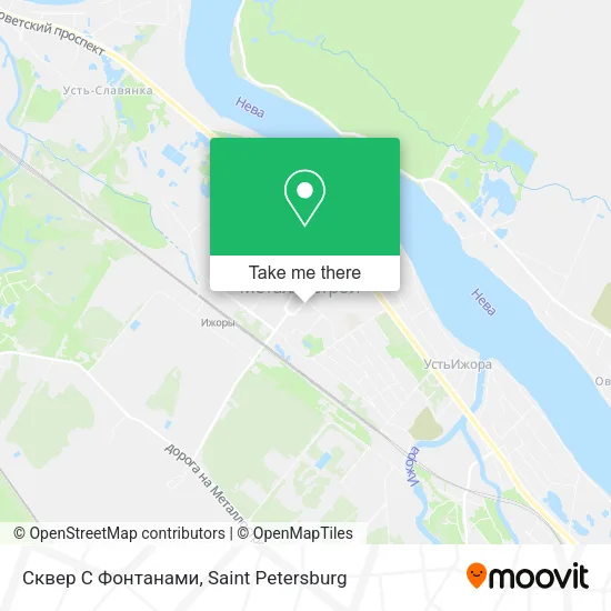 Сквер С Фонтанами map