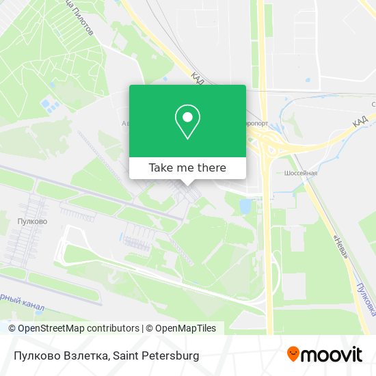 Пулково Взлетка map