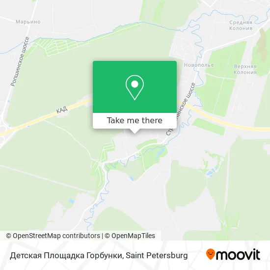 Детская Площадка Горбунки map