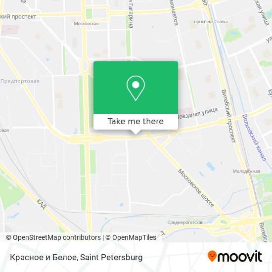 Красное и Белое map