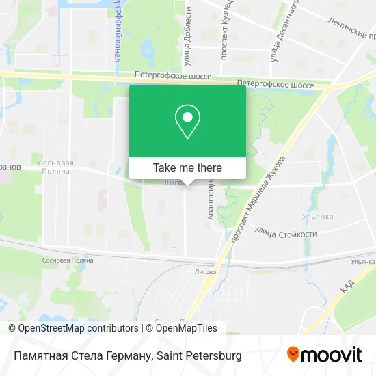 Памятная Стела Герману map