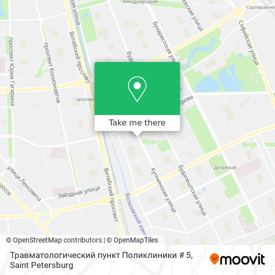 Травматологический пункт Поликлиники # 5 map