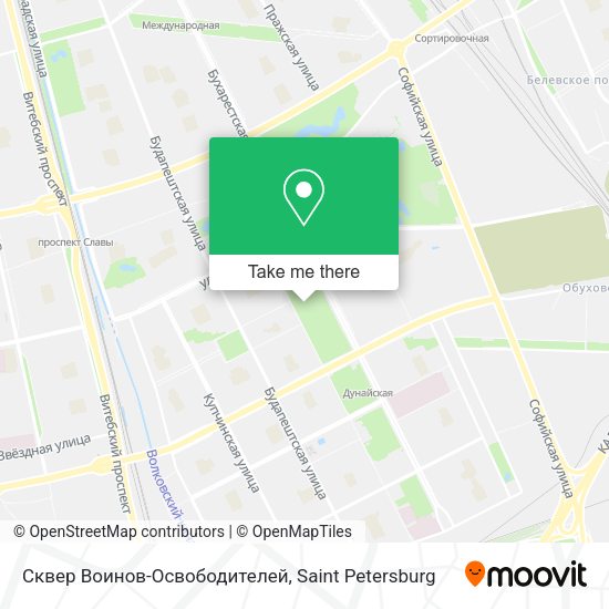 Сквер Воинов-Освободителей map