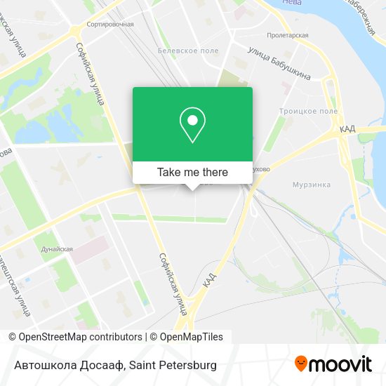 Автошкола Досааф map