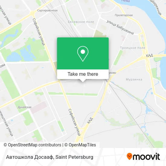 Автошкола Досааф map