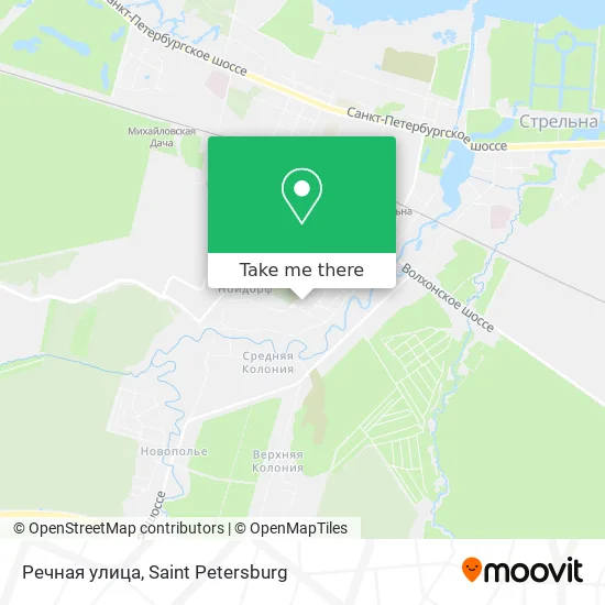 Речная улица map