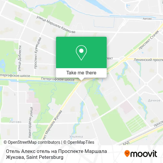 Отель Алекс отель на Проспекте Маршала Жукова map
