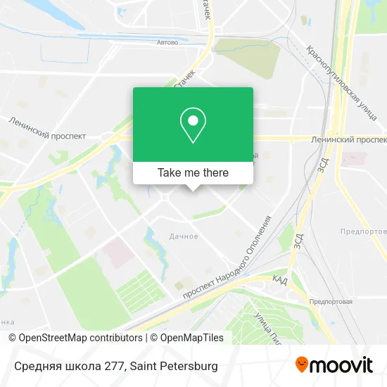Средняя школа 277 map