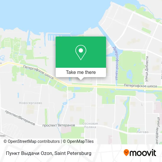 Пункт Выдачи Ozon map