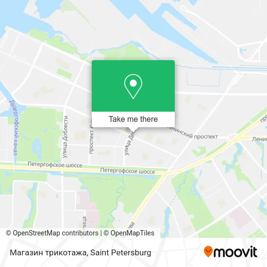 Магазин трикотажа map