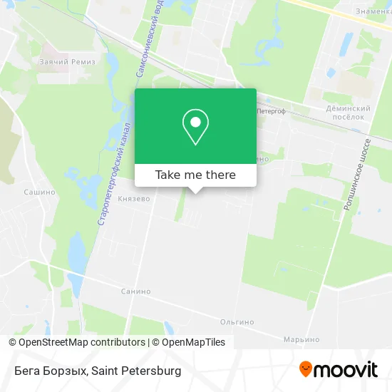 Бега Борзых map