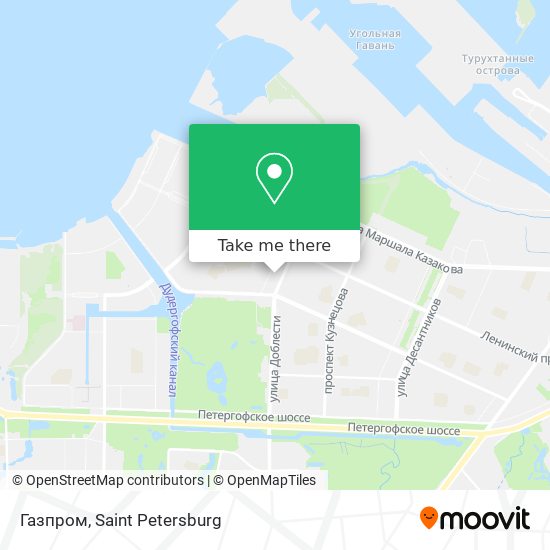Газпром map